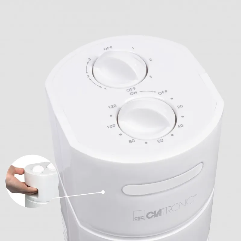 Колонный напольный вентилятор Clatronic TVL 3770 White